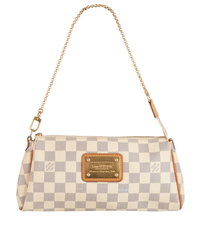 Eva Clutch, &pound;420, Handbags, White, Canvas, Front view